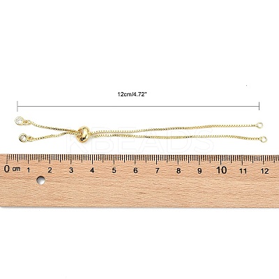 Rack Plating Brass Chain Bracelet Making LS-KK-A142-017G-1