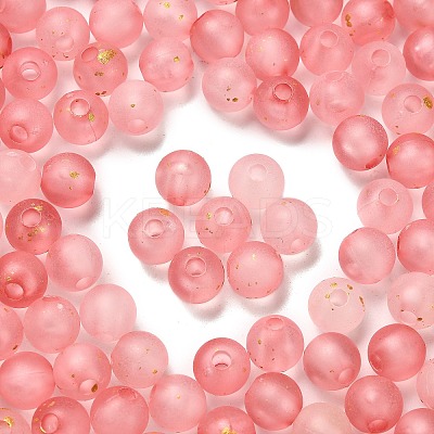 Frosted Transparent Acrylic Beads X1-OACR-F013-13C-1