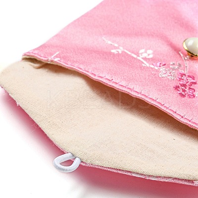 Chinese Style Floral Cloth Jewelry Storage Pouches LS-AJEW-D065-01B-04-1