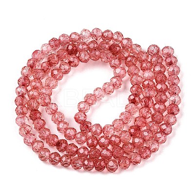 Transparent Glass Beads Strands GLAA-T023-4mm-A13-1