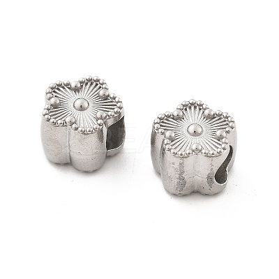 304 Stainless Steel European Beads STAS-M112-03P-06-1