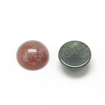 Natural Indian Agate Cabochons G-R416-12mm-14-1