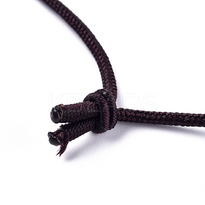 Natural & Synthetic Gemstone Pendant Necklaces NJEW-E149-1
