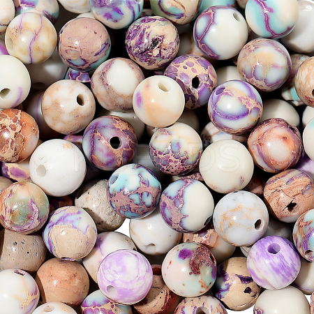 100Pcs Natural Imperial Jasper Beads G-PA0001-20-1