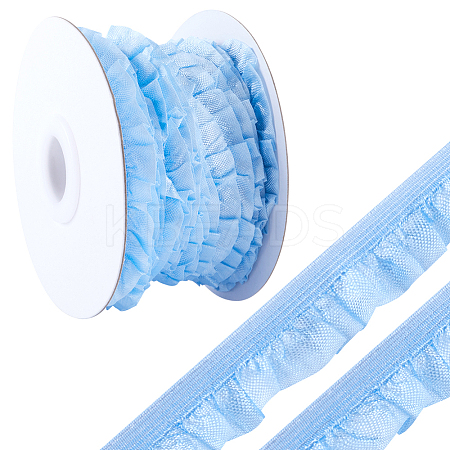 10 Yards Flat Chinlon Elastic Cord Trim OCOR-WH0070-75A-1