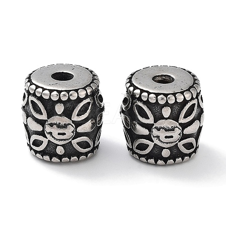 304 Stainless Steel Beads Hand Polished STAS-M057-32AS-1