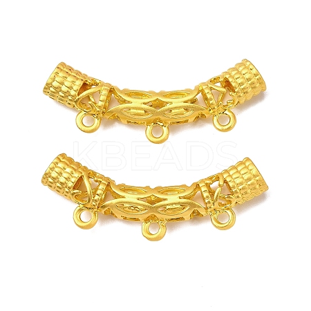 Alloy Curved Tube Chandelier Component Links PALLOY-S057-03MG-1