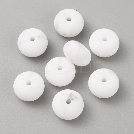 Rondelle Food Grade Eco-Friendly Silicone Beads LS-SIL-TAC0010-04D-1