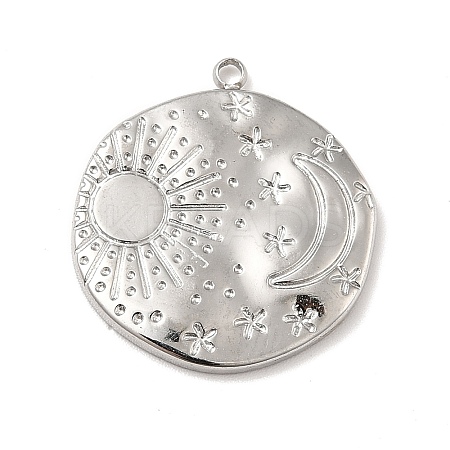 Non-Tarnish 304 Stainless Steel Pendants X1-STAS-A066-02P-1