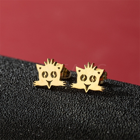 Stainless Steel Stud Earrings PW-WG95520-25-1