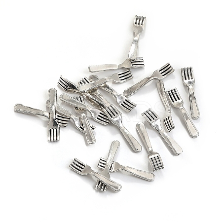 100Pcs Alloy Silverware Miniature Ornaments LS-PW-WGF7D5F-05-1