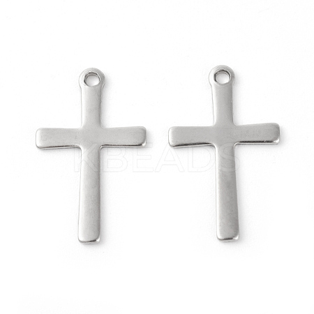 Tarnish Resistant 201 Stainless Steel Pendants STAS-F192-062P-1