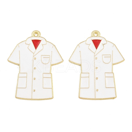 Medical Theme Alloy Enamel Pendants AL-CBA2919-03G-12C-1