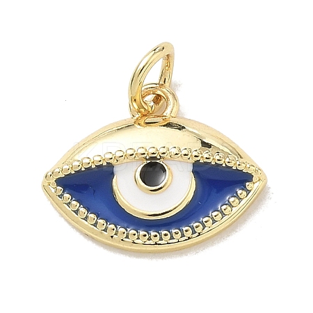 Brass Enamel Pendants KK-CBA3F25-04G-03-1