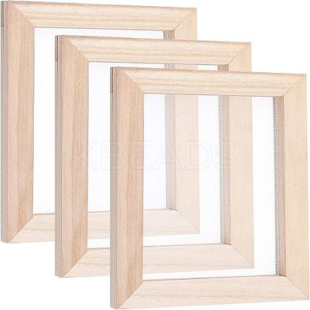 Wooden Paper Making DIY-WH0171-49A-1