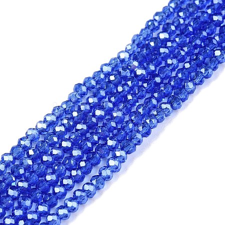 Electroplate Glass Beads Strands EGLA-A044-T1mm-A31-1