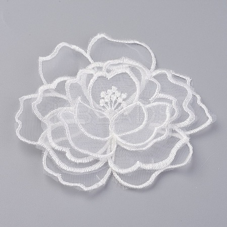 Lace Embroidery Sewing Fiber X-DIY-WH0033-20-1
