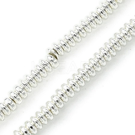 Electroplated Synthetic Non-Magnetic Hematite Beads Strands G-H020-J01-04-1