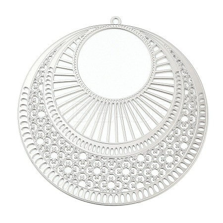 Non-Tarnish 304 Stainless Steel Filigree Pendants X-STAS-K257-03P-1