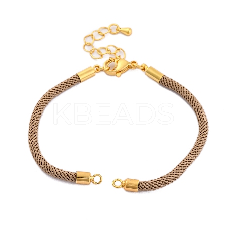 Nylon Cords Bracelet Makings Fit for Connector Charms AJEW-P116-02G-30-1