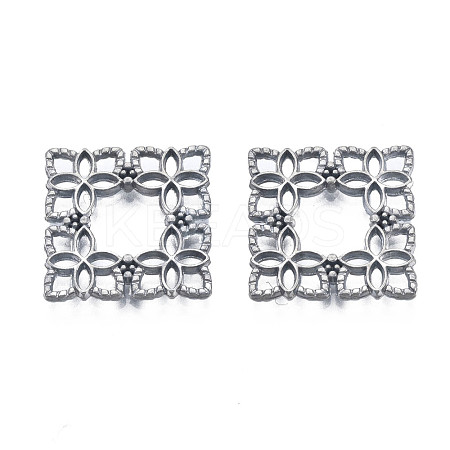 Tibetan Style Alloy  Filigree Joiners TIBE-N011-056-1