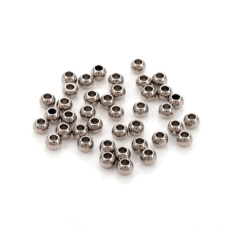 304 Stainless Steel Spacer Beads STAS-L244-09C-P-1