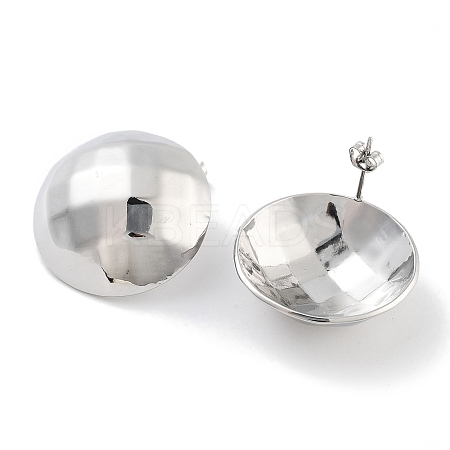 Non-Tarnish 304 Stainless Steel Stud Earrings for Women EJEW-K283-02P-1