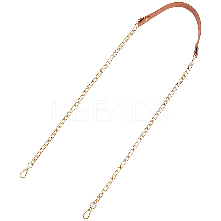 Imitation Leather & Alloy Crossbody Purse Chains FIND-WH20033-034B-LG-1