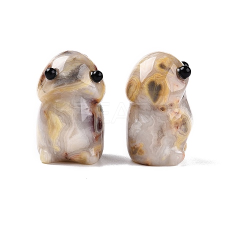 Natural Crazy Agate Monster Figurines DJEW-N003-01H-1