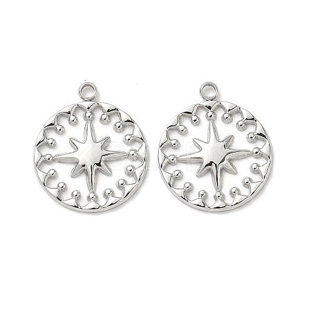 304 Stainless Steel Pendants STAS-H483-30P-1