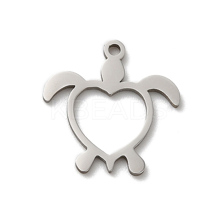 Non-Tarnish 201 Stainless Steel Pendants LS-STAS-E206-04P-03-1