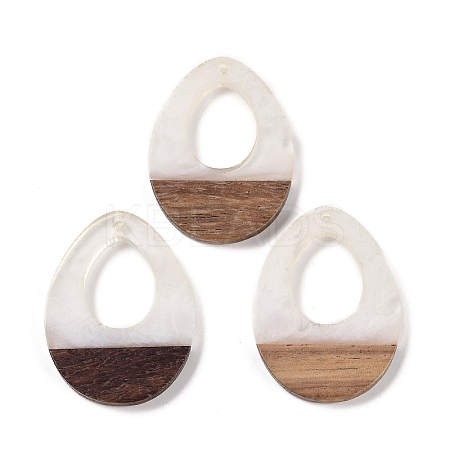 Resin & Wood Pendants LS-WOOD-F015-17F-1