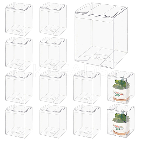 Foldable PET Plastic Packaging Boxes CON-WH0125-04A-1