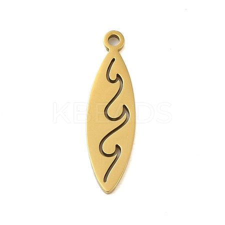 304 Stainless Steel Pendants STAS-S123-03G-06-1