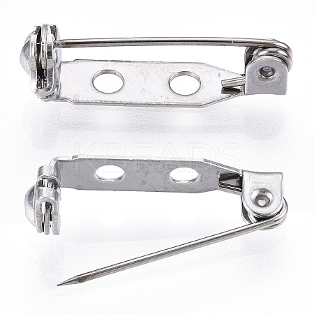 Non-Tarnish 304 Stainless Steel Pin Brooch Back Bar Findings LS-STAS-Q184-04B-1