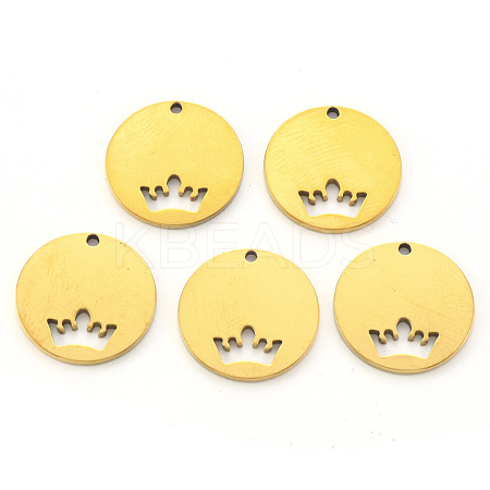 PVD Vacuum Plating 201 Stainless Steel Charms STAS-N092-11G-1
