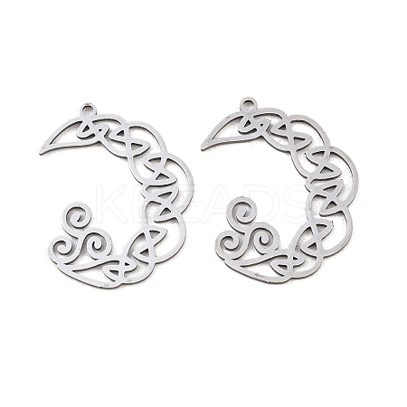 201 Stainless Steel Pendants STAS-I364-15P-1
