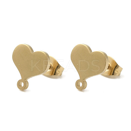 Ion Plating(IP) 304 Stainless Steel Stud Earring Findings STAS-I206-83G-1