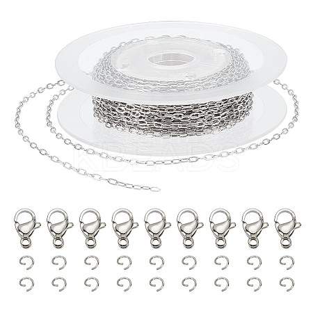 DIY Chain Bracelet Necklace Making Kit DIY-AR0003-67B-1