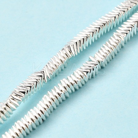 Electroplated Non-magnetic Synthetic Hematite Beads Strands G-G849-07S-1