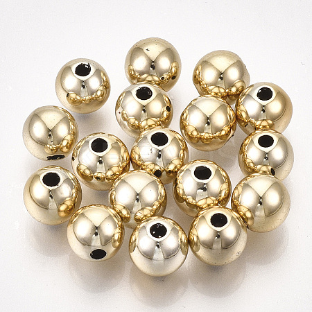 UV Plating ABS Plastic Beads X-CCB-S162-29H-02-1