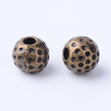 Tibetan Style Alloy Spacer Beads TIBE-Q063-66AB-NR-1