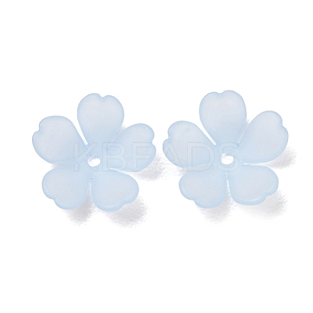 Frosted Acrylic Bead Caps AC-CBA1E6C-08C-1