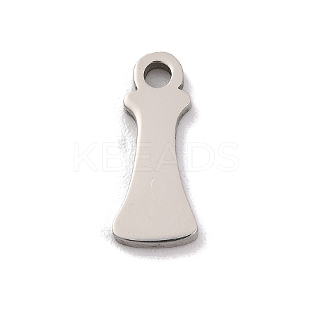 Non-Tarnish 201 Stainless Steel Charms STAS-U016-01P-I-1