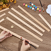 Wood Carving Waistline Edge Strips for Living Room Background Wall Decorative AJEW-GF0013-86C-3