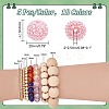 85pcs 17 style Resin Rhinestone Beads with Acrylic Round Beads Inside RESI-PH0002-11-2