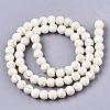 Synthetic Magnesite Beads Strands TURQ-S192-6mm-1-2