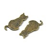 Alloy Kitten Cabochons PALLOY-WH0051-01AB-06-2
