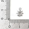 Brass Pave Clear Cubic Zirconia Pendants LS-KK-L238-12P-3