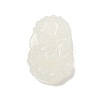 Natural White Jade Carved Pendants G-S384-01A-2